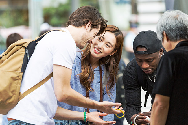 Foreign student supporters